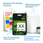 64 Black Ink Cartridges for HP 64 Ink Cartridges Combo Pack Compatible for HP Printer Ink 64 (2 Black) Printer