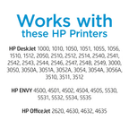 61 Tri-color Ink Catridges Compatible for HP 61 Ink Cartridges for HP Printer Ink 61 - 2 Pack