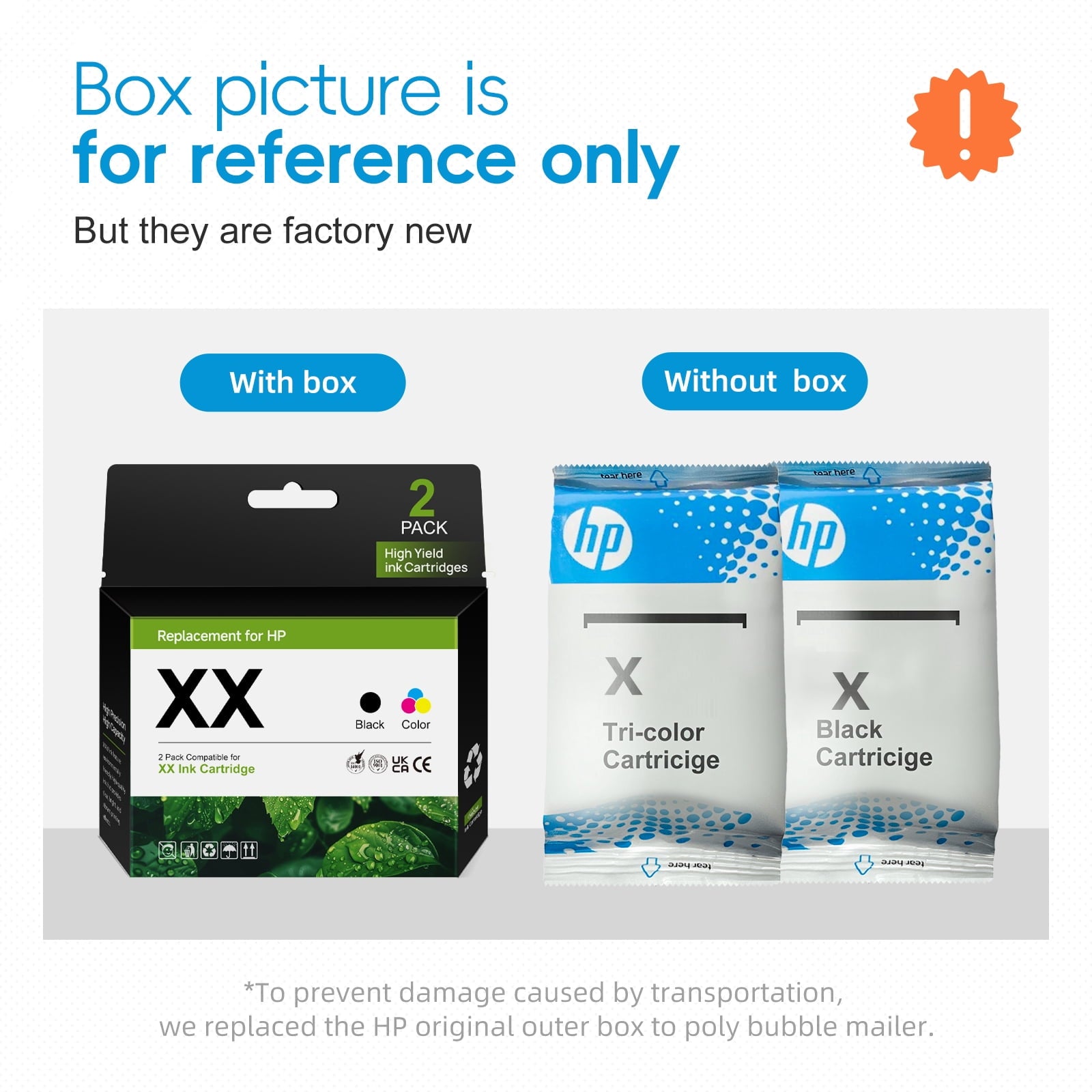 63 Black Tri-Color Ink Cartridge Printers for HP 63 ink cartridges Combo Works with ENVY Inspire 7950e 2-Pack