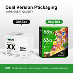 63XL 63 Ink Compatible for HP 63 Ink Cartridge Combo Pack for HP Ink 63 63XL OfficeJet 3830 4650 5255 Envy 4520 DeskJet 1112 (Black Tri-Color)