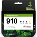 910 Ink for HP 910 Ink Cartridges Combo Pack (4-pack) Compatible for 910 XL HP Printer Ink HP OfficeJet 8010 Ink Series