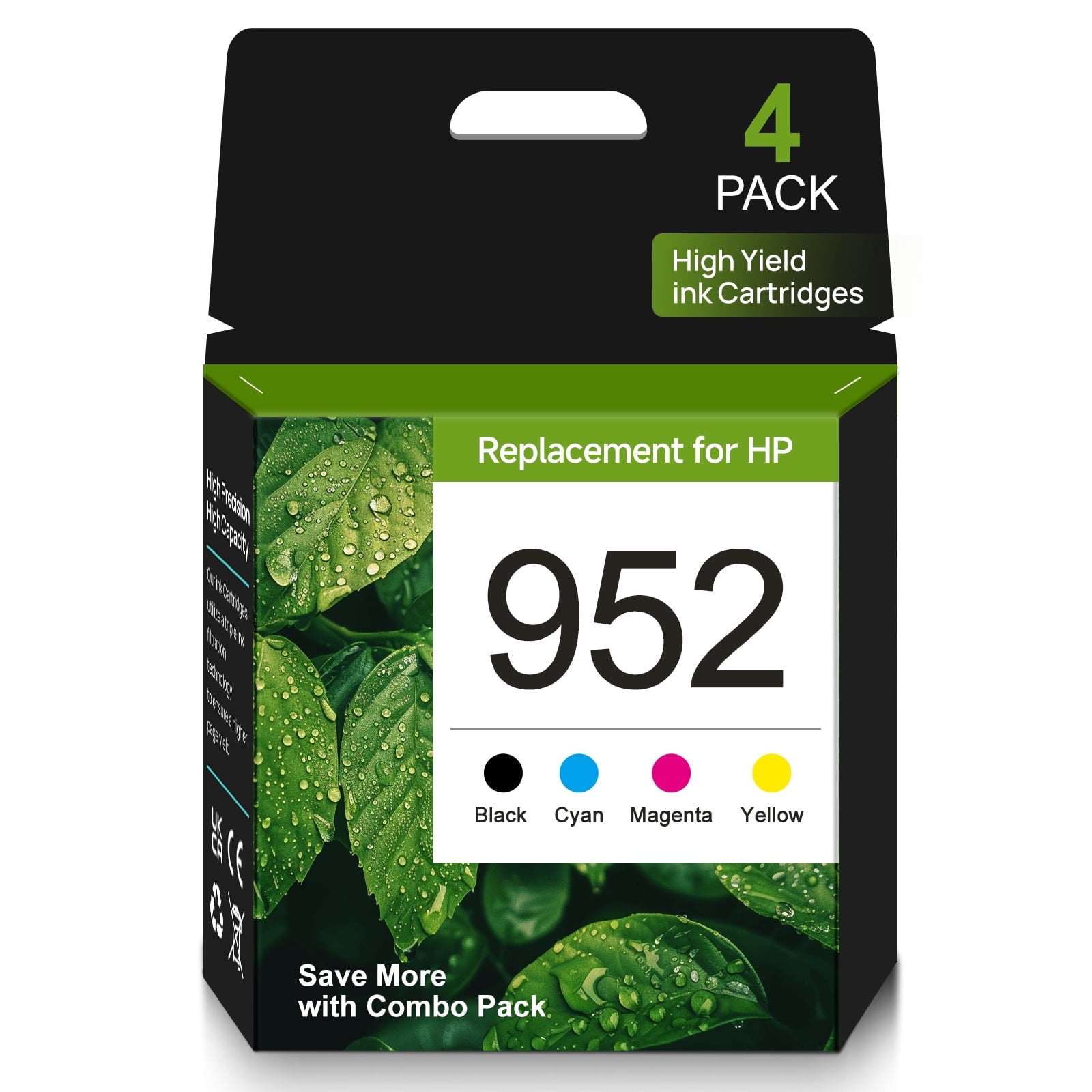 952 Ink for HP 952 Ink Cartridges Combo Pack for 952 HP Ink Cartridges Compatible for HP Printer Ink 952 (4-pack)