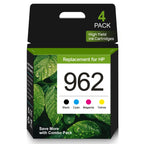 962 Ink for HP 962 Ink Cartridges Cartridges Combo (4-pack) Compatible for HP 962 Printer Ink Work with Officejet 9015 Ink Series