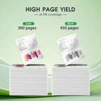 65 Ink Cartridges for HP 65 Ink Cartridge Combo Pack Compatible for HP Printers Ink 65 (1 Black 1 Tri-color , 2 Pack)