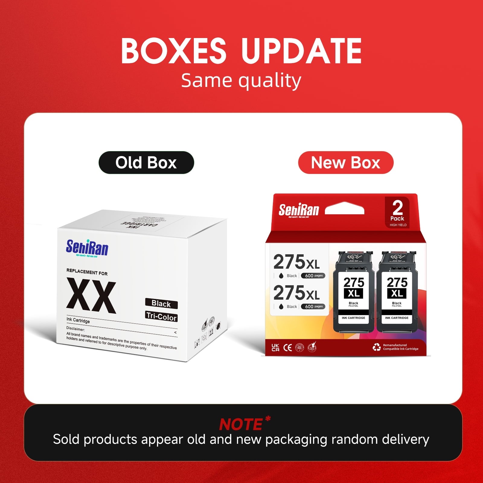 275 Ink Cartridges for Canon 275XL Black Ink Cartridge Compatible for Canon 275 Ink Cartridge Combo for Canon TS3522 (2 Black)
